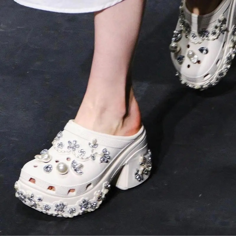 Simone Rocha brought Bridal Crocs to LFW