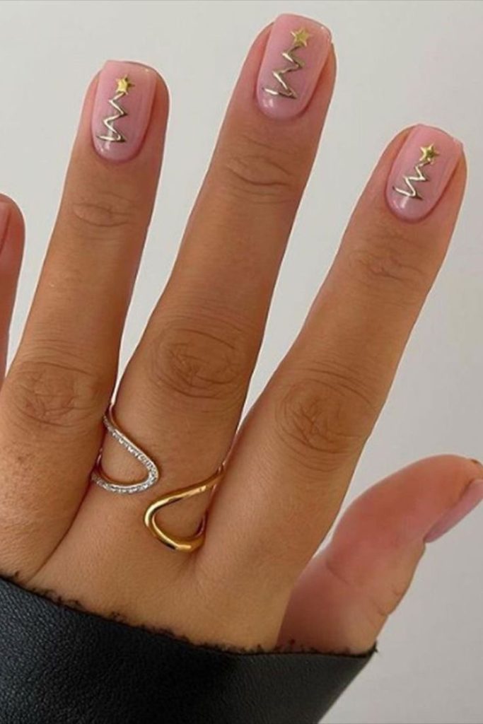 Christmas Tree nails