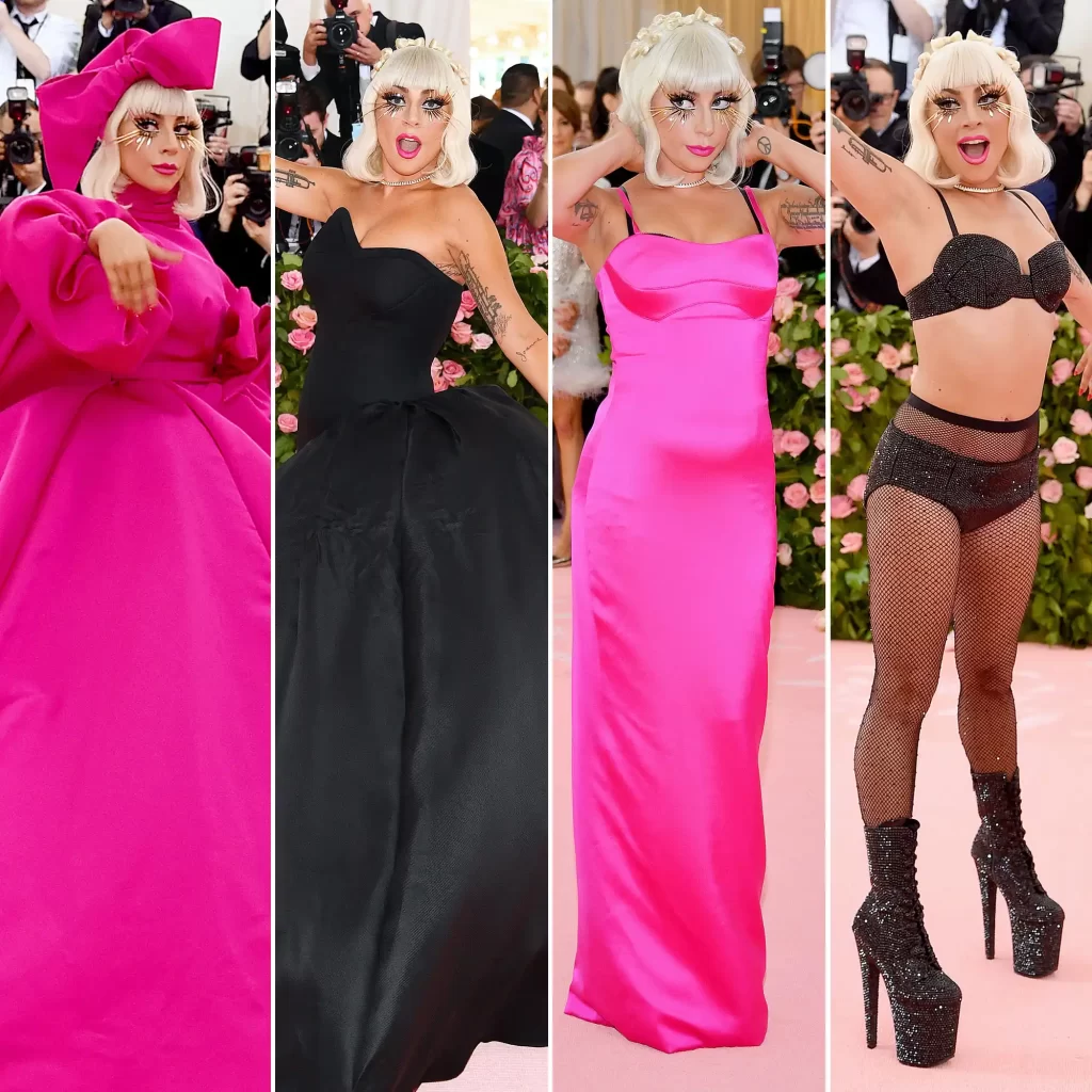 gaga met gala four looks